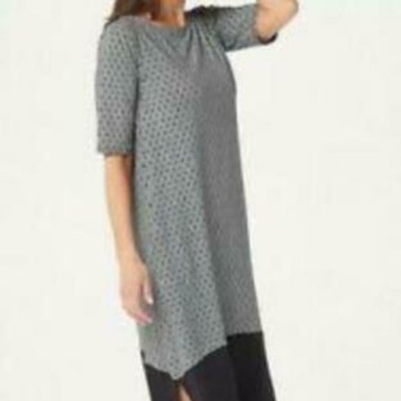 NWT CUDDL DUDS FLEXWEAR RAINBOW HEM LOUNGE DRESS - Picture 2 of 14